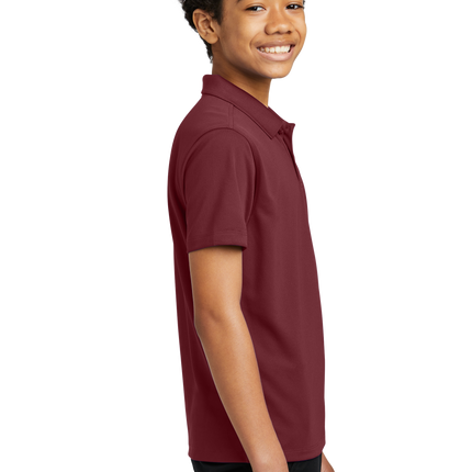 Youth Polo Shirts Burgundy color on Print View Customize it or Buy it Plain Side