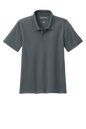 Charcoal grey youth kids' polo shirt by Port Authority with printed design, available plain or customizable.