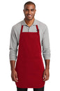 Personalized Port Authority apron with "Grill Master" text and barbecue design, ideal for cooking or Father's Day gifts.